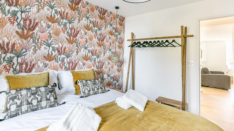 Chambre de l'appartement Callot à Carantec