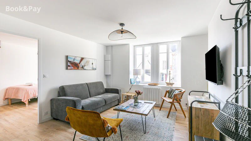 Salon de l'appartement Callot à Carantec