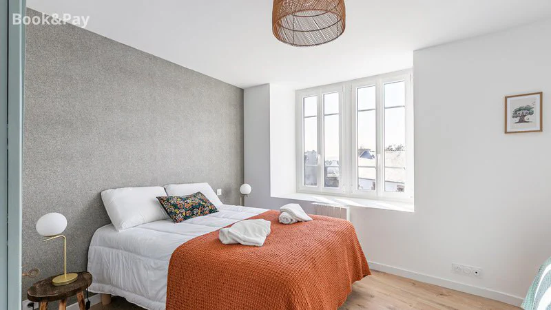 Chambre de l'appartement Sieck à Carantec