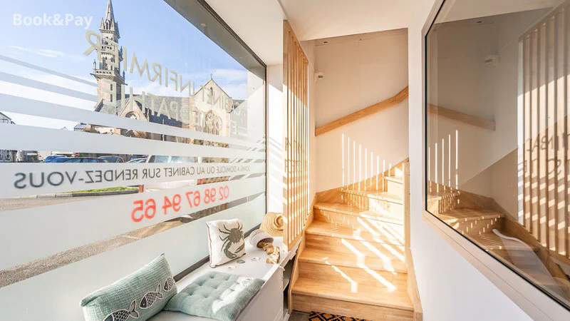 Entrée de l'appartement Sieck à Carantec